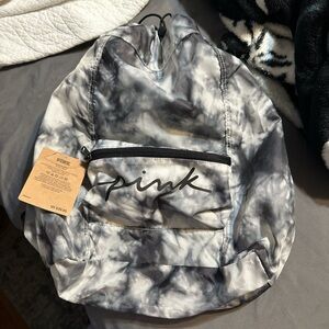 PINK Victoria's Secret Gray Backpack